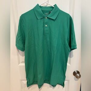 L.L. Bean Men's Green Polo